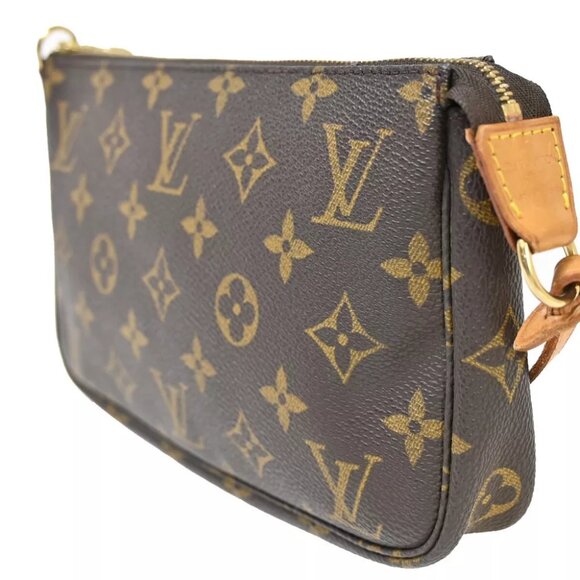 LOUIS VUITTON Pochette Accessoires Hand Bag Monogram Leather BN M51980 76EA919 - Picture 2 of 14